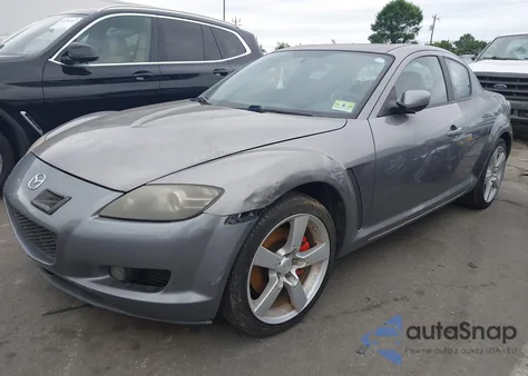 2004 Mazda Rx-8 6 Speed Manual z USA, uszkodzony, nr VIN JM1FE173640133501